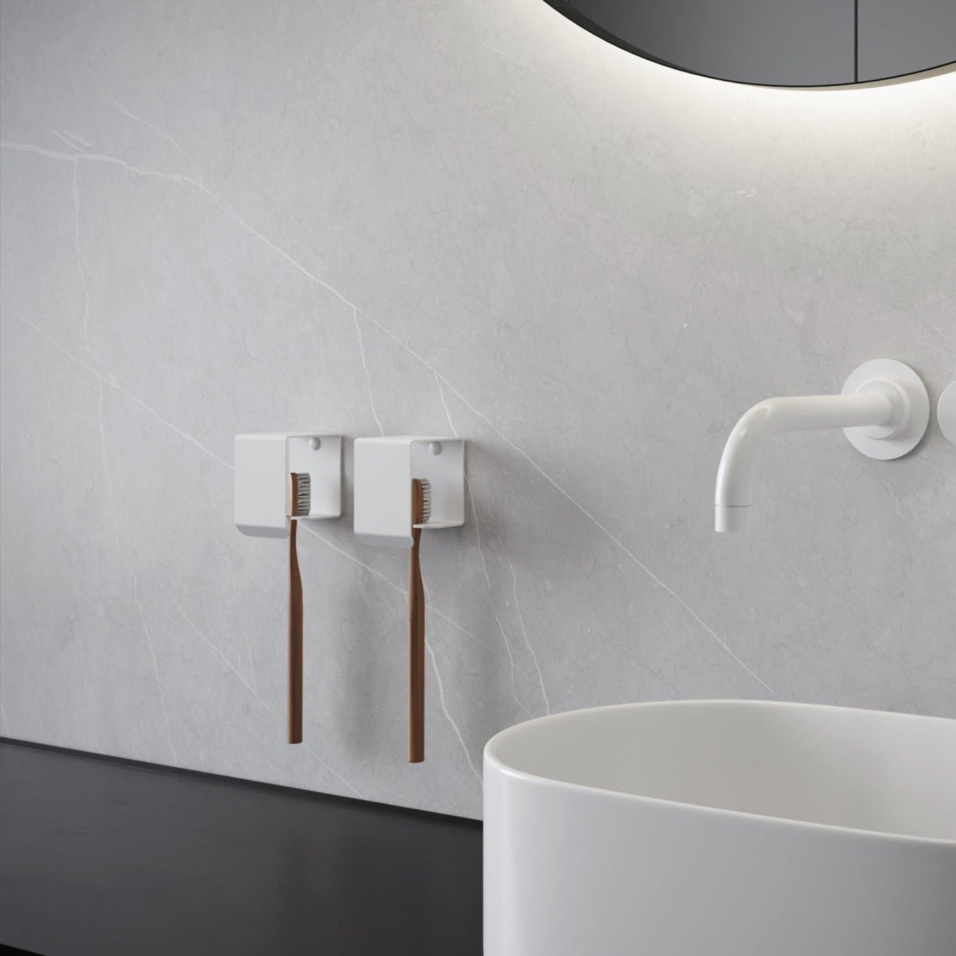 Wall metal Toothbrush Holder