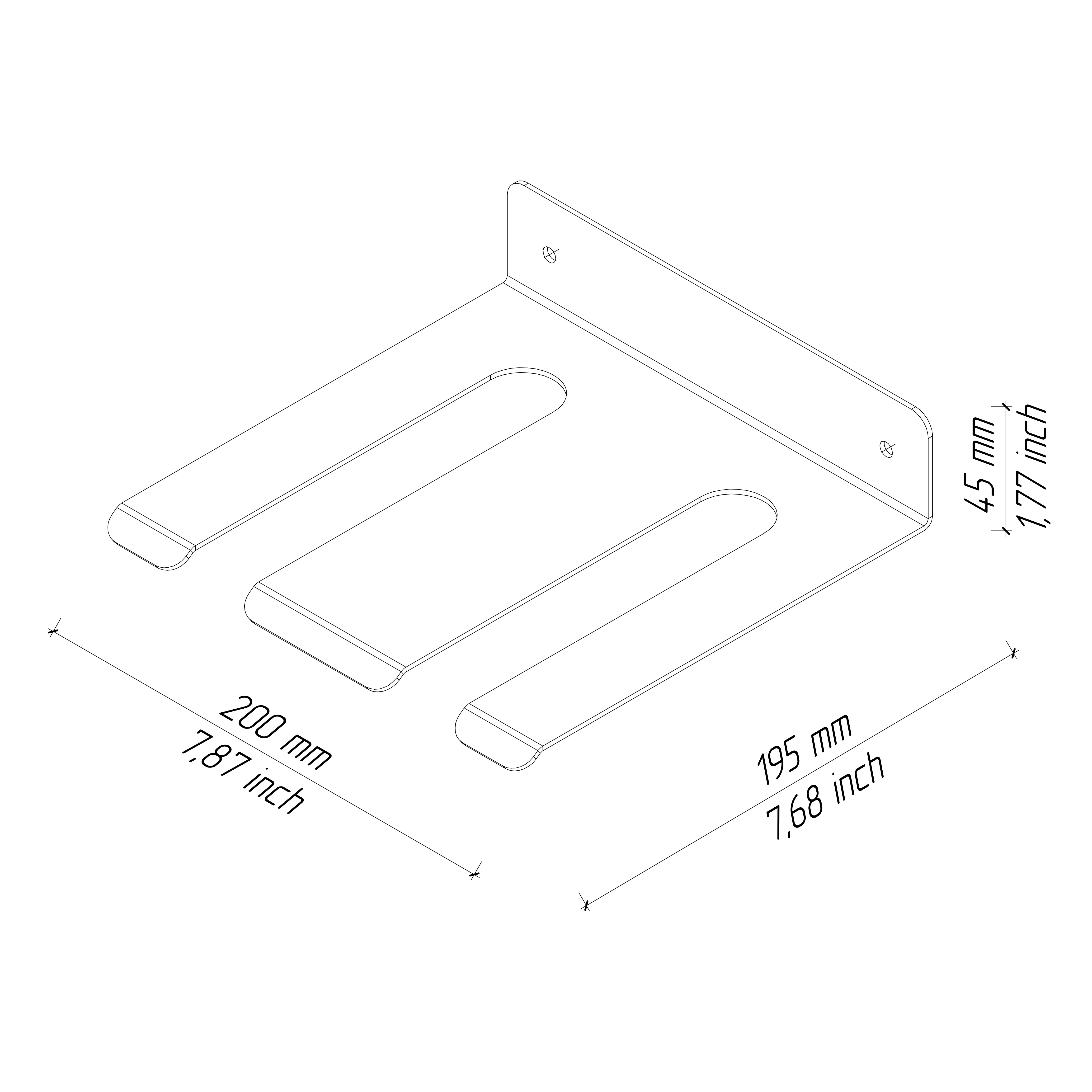 drawing with dimensions