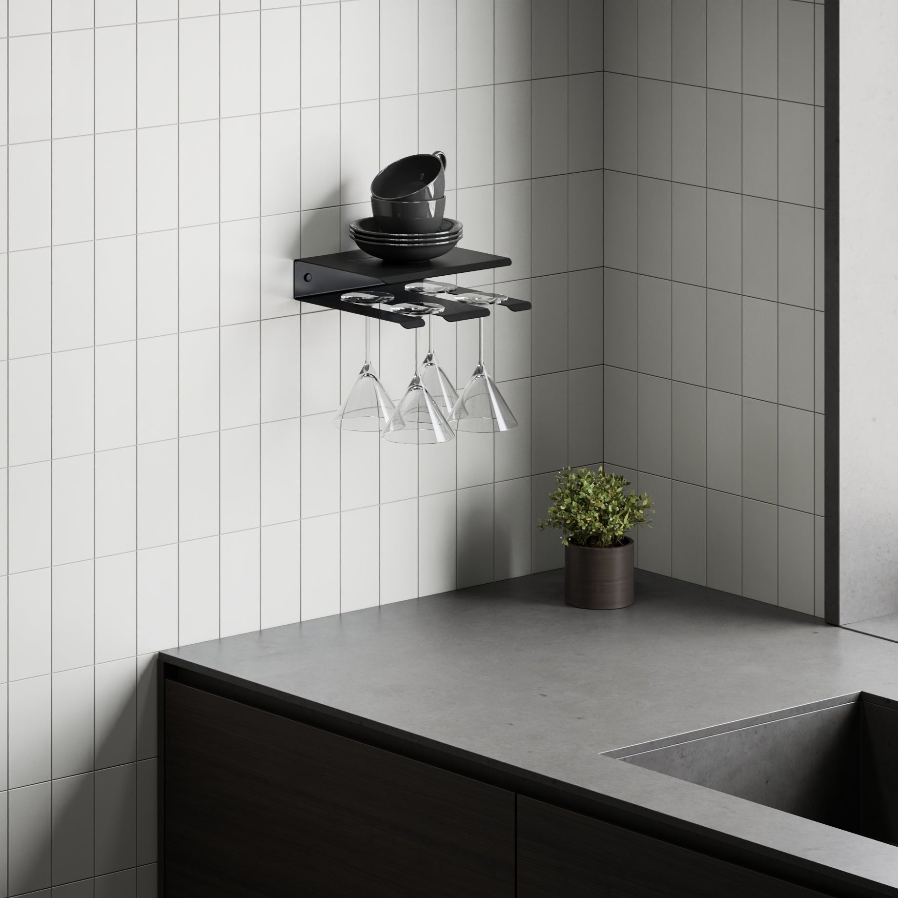 wall bocal holder