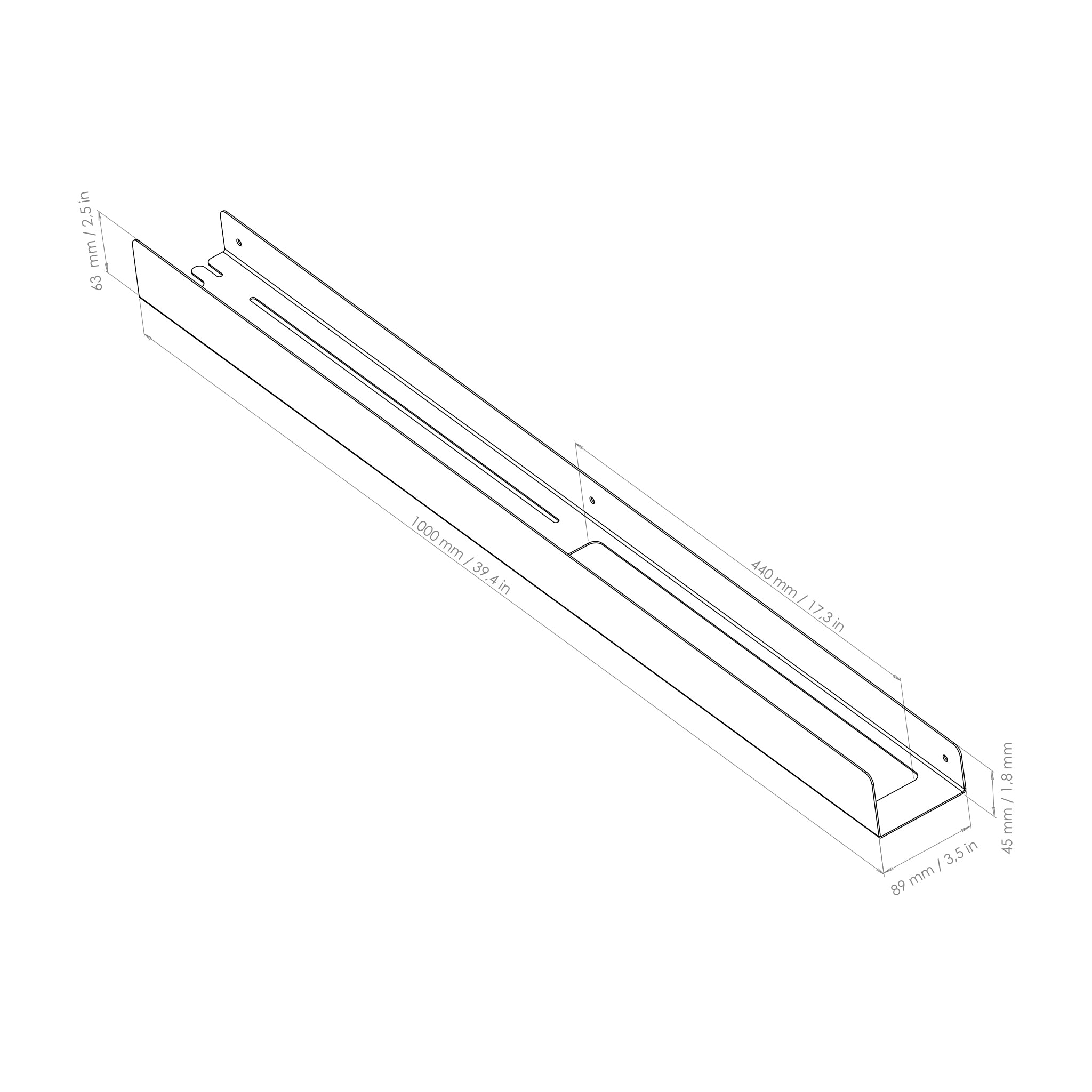 towel shelf drawing