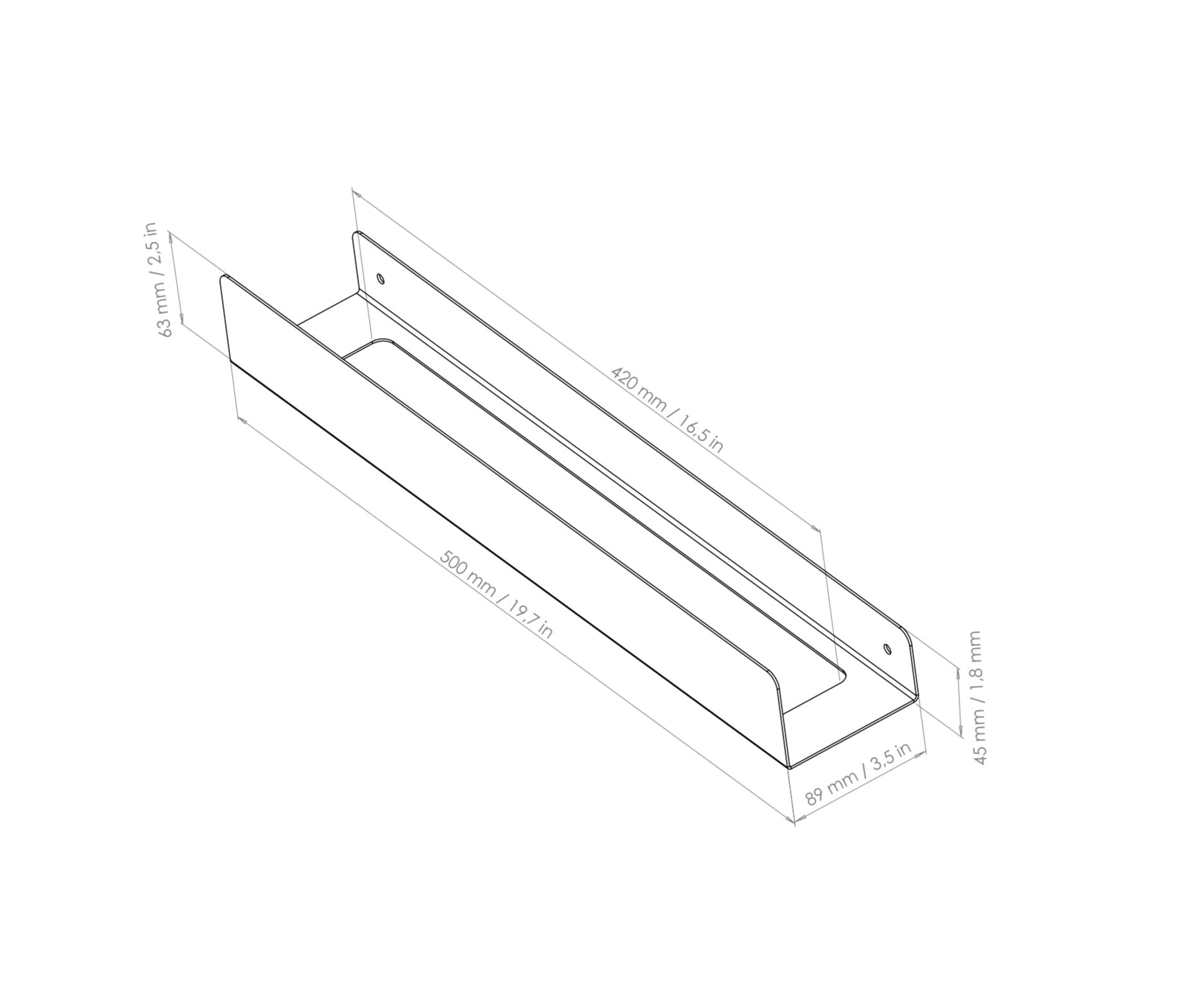 shelf drawing