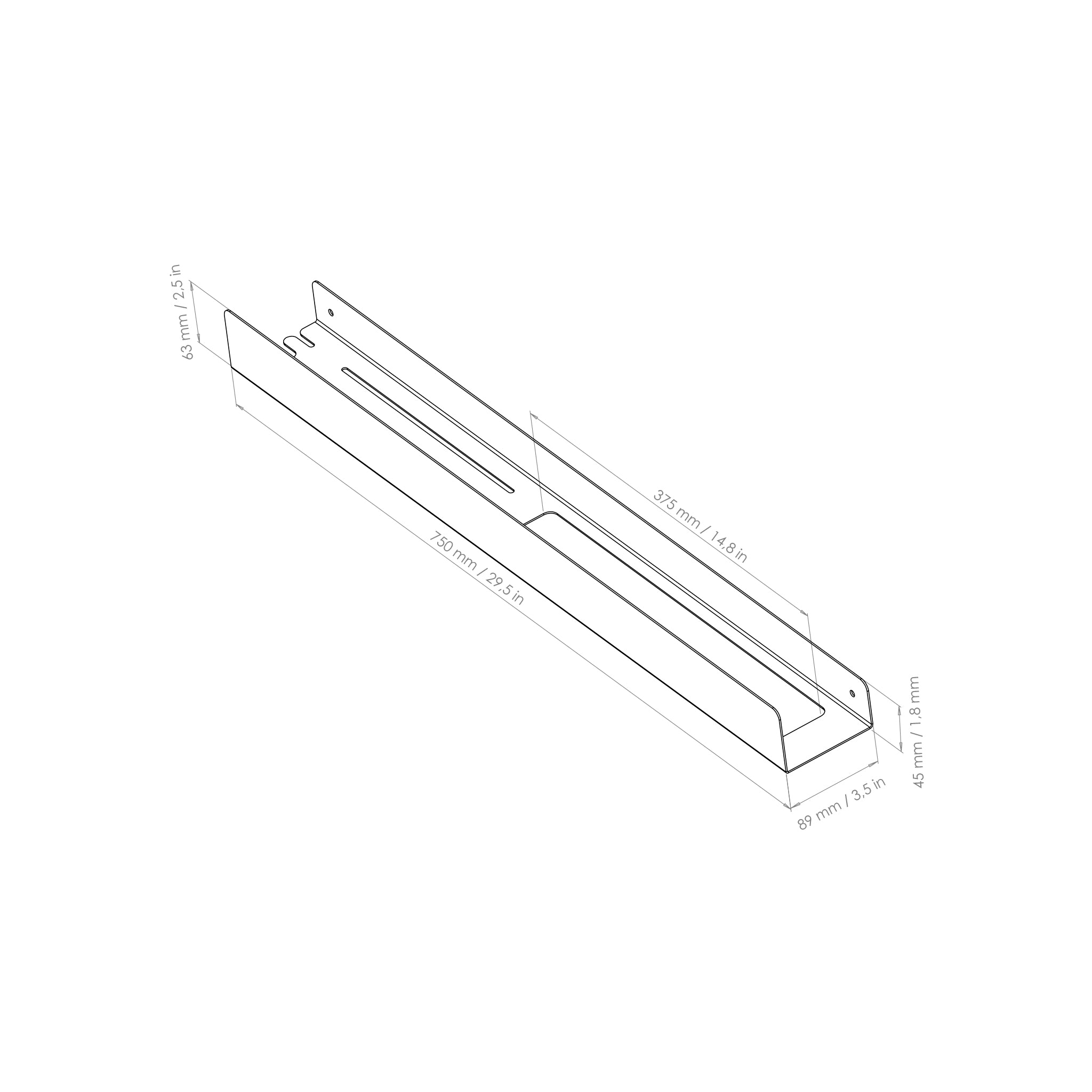 shelf drawing