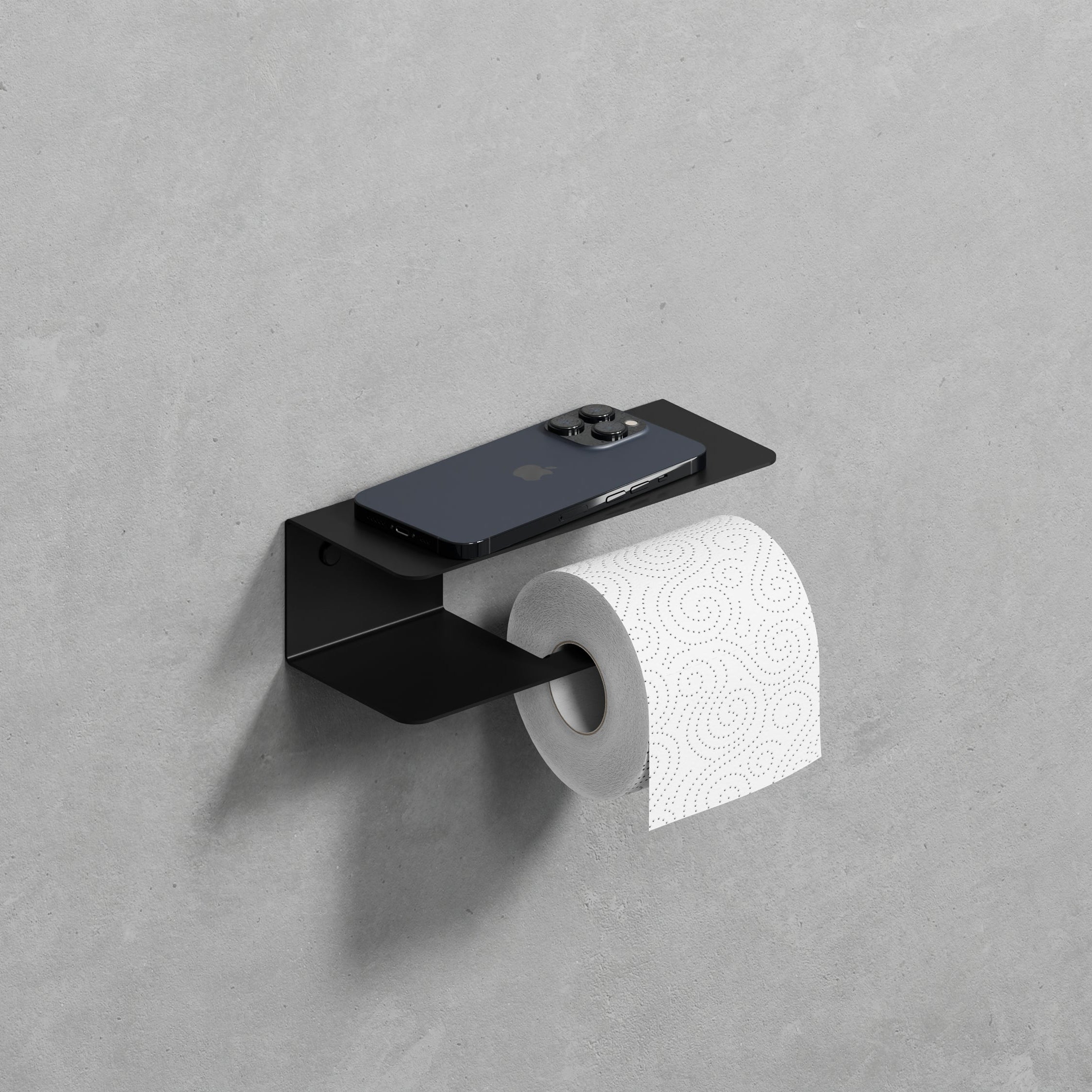 black metal right side paper holder