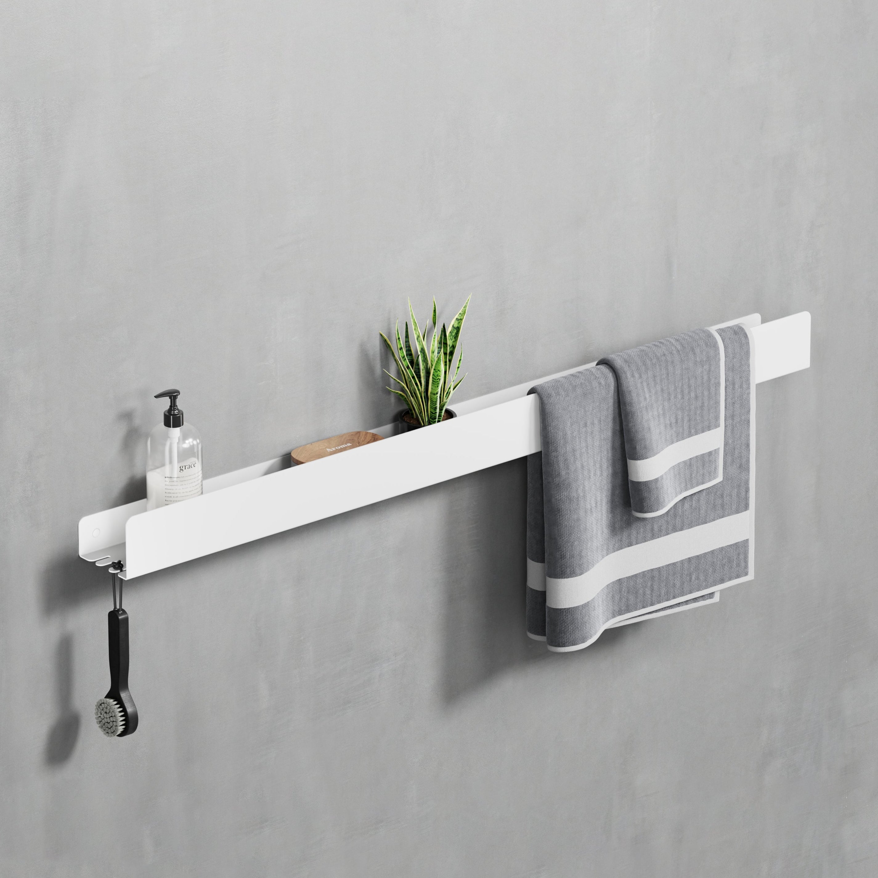 long 40" towel shelf