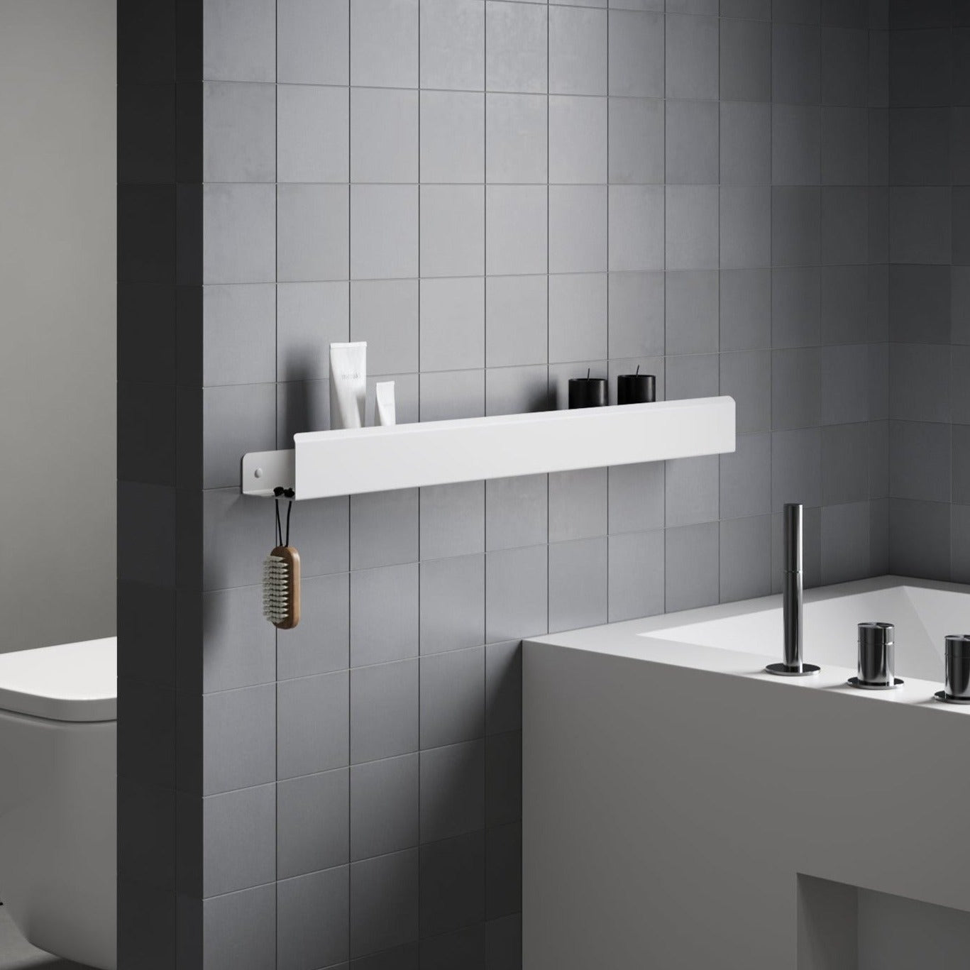 stainless steel shower shelf loft