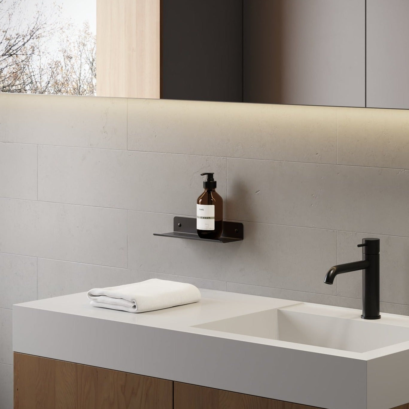 Small Shower Shelf Plain