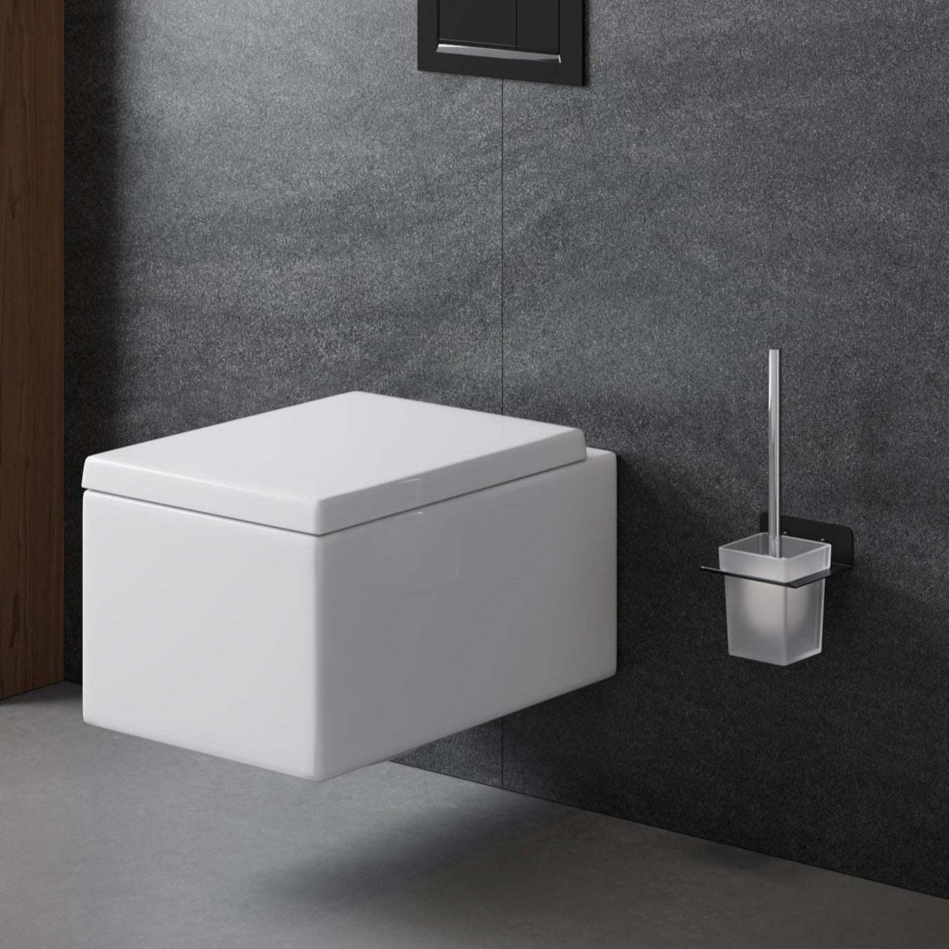 Toilet Brush With Holder