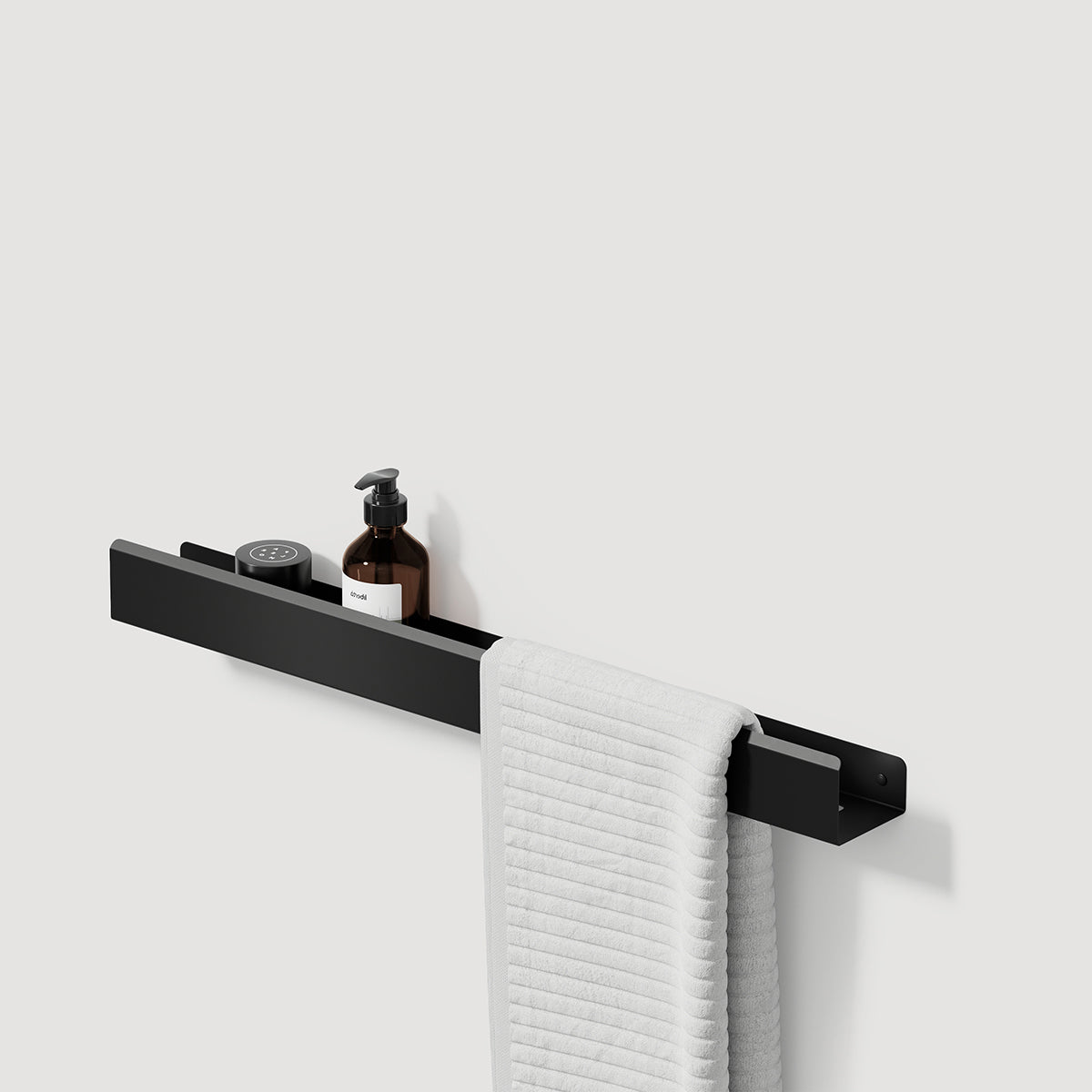 towel rack with shelf loft