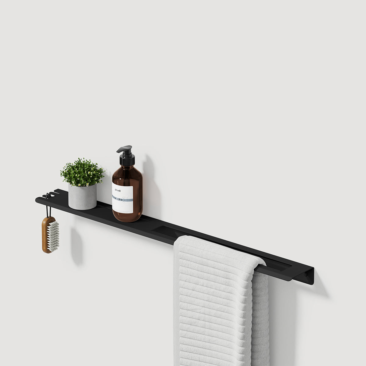 Shelf With Towel Rack