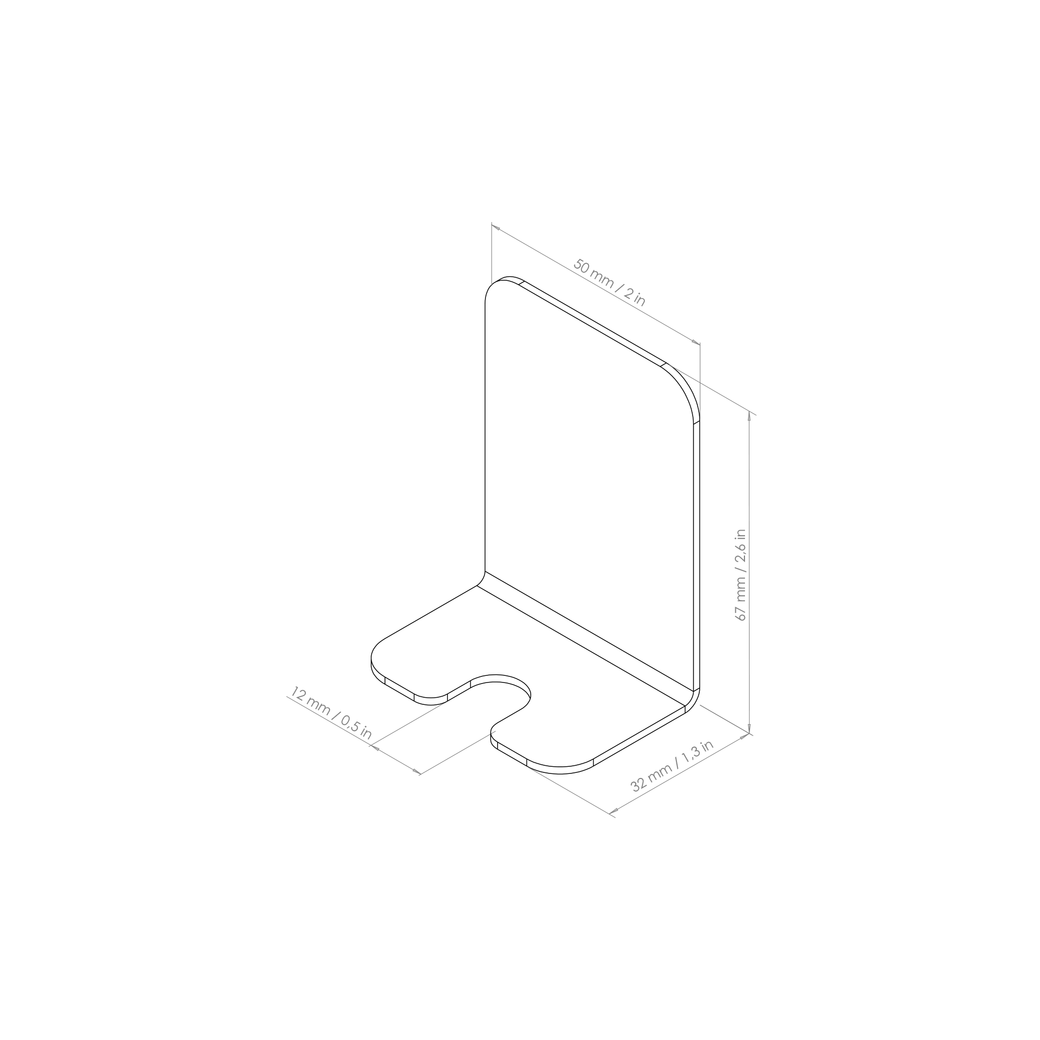 Razor Holder drawing