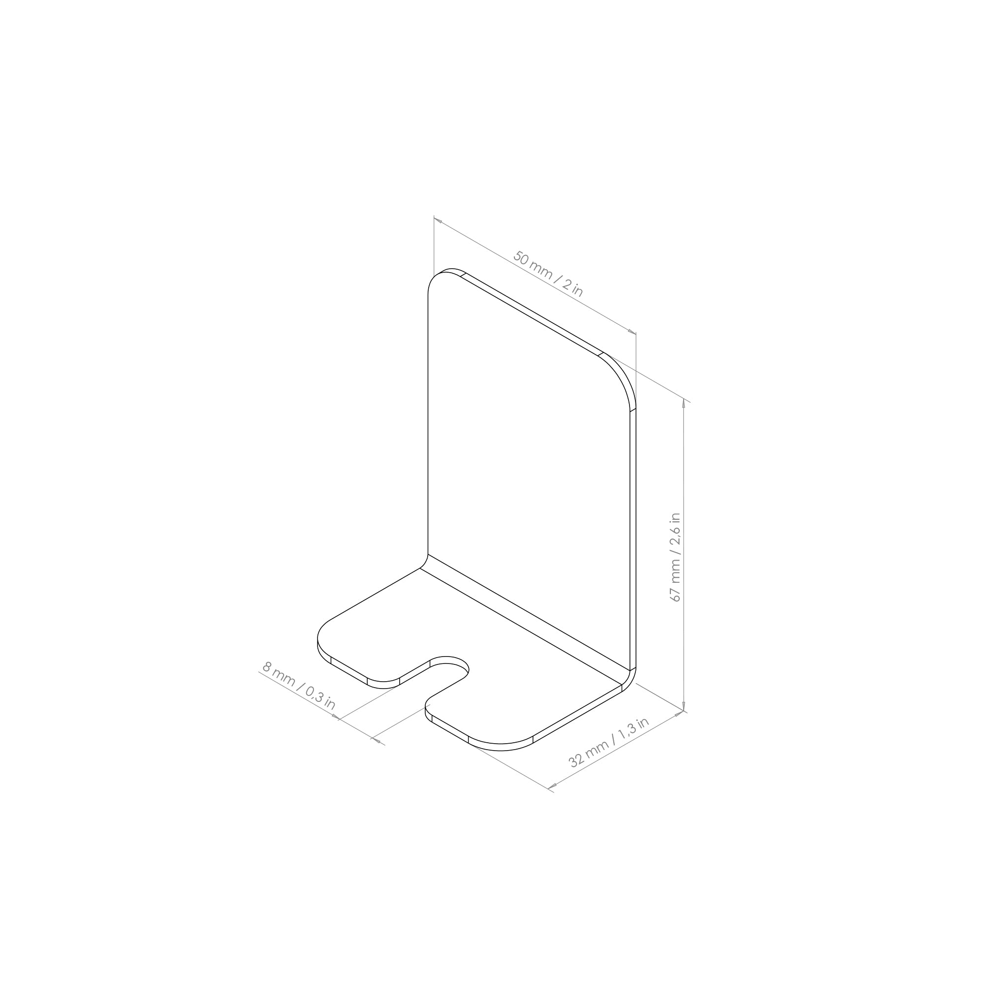 Toothbrush Holder wall iun drawing