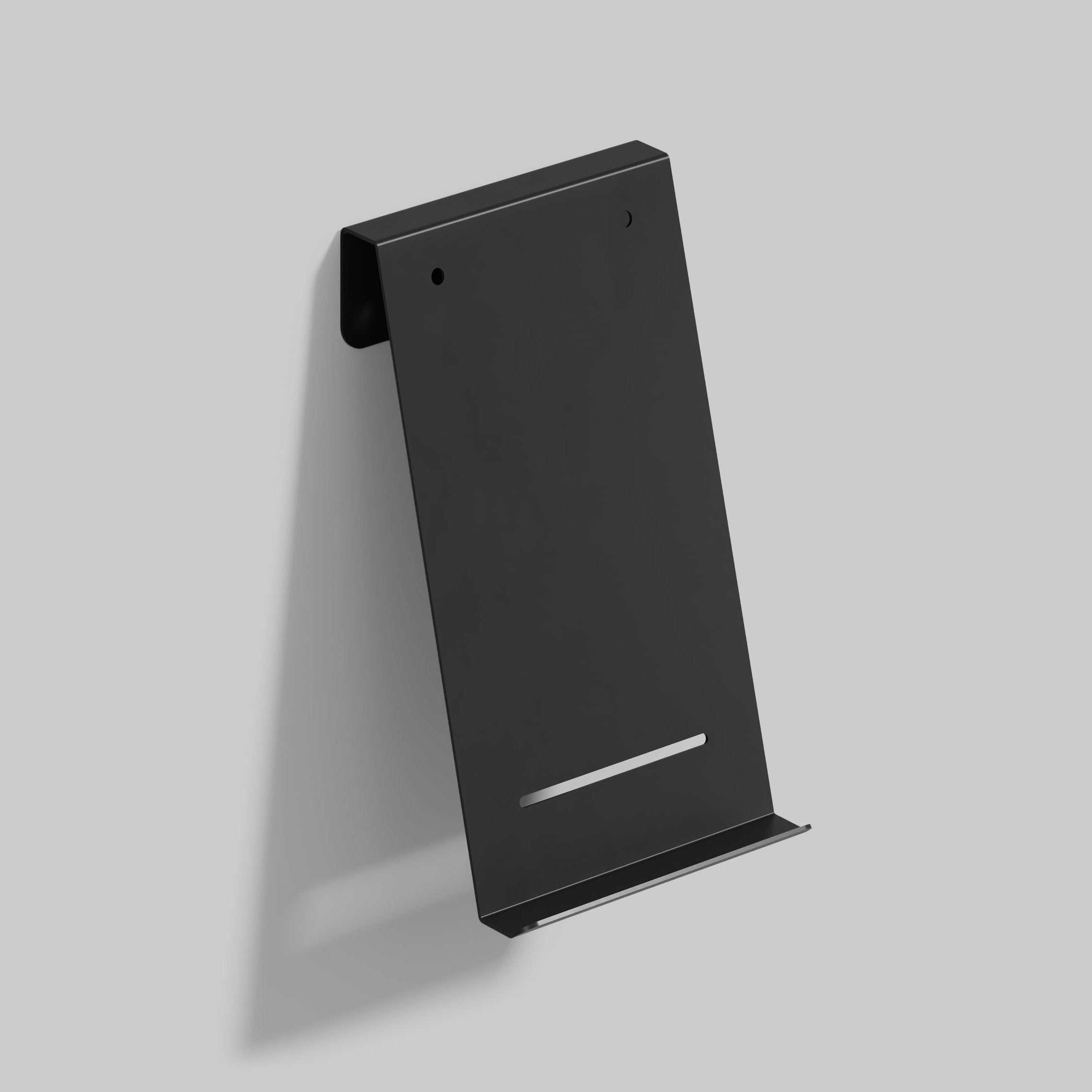 black steel hanger for devices