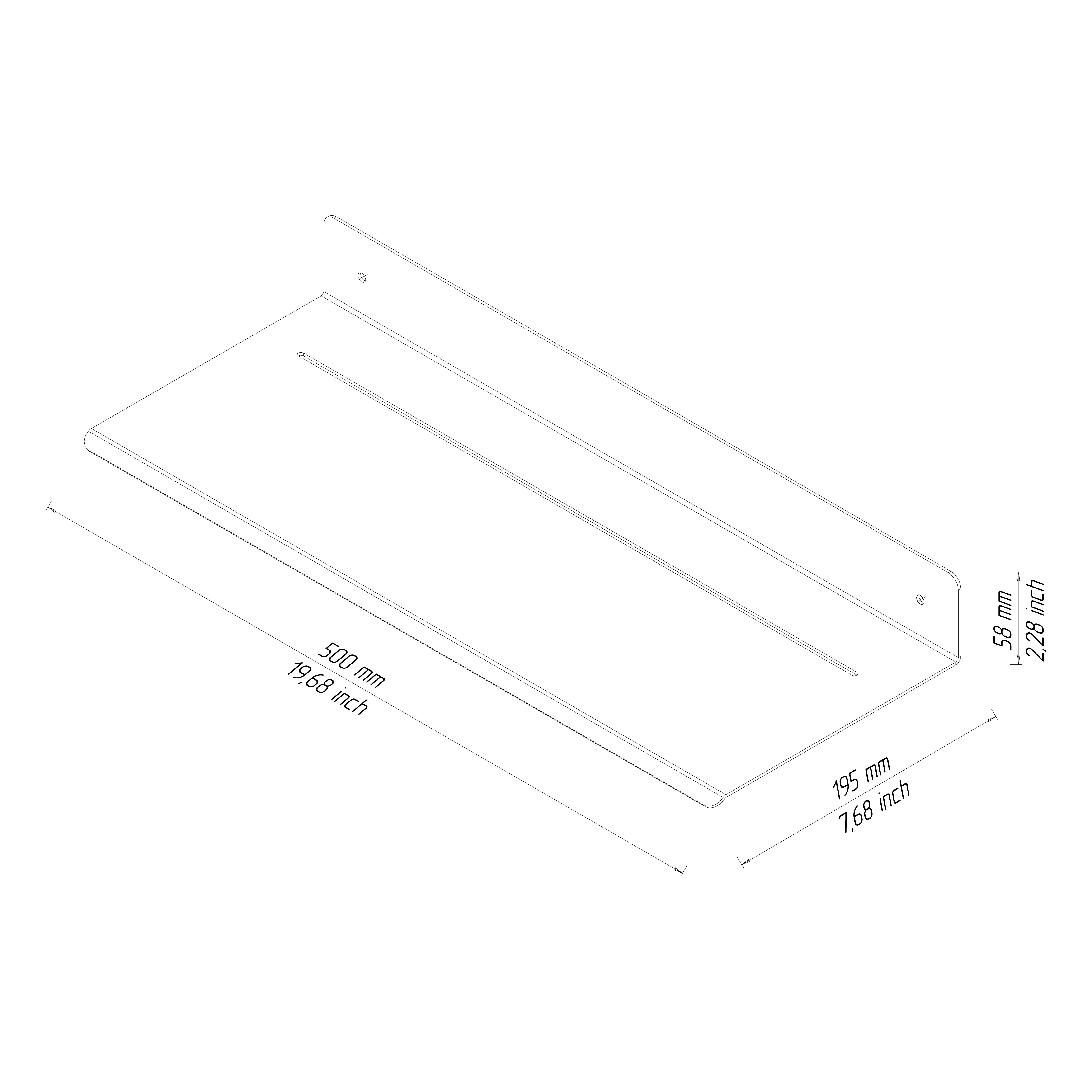 kitchen shelf drawing