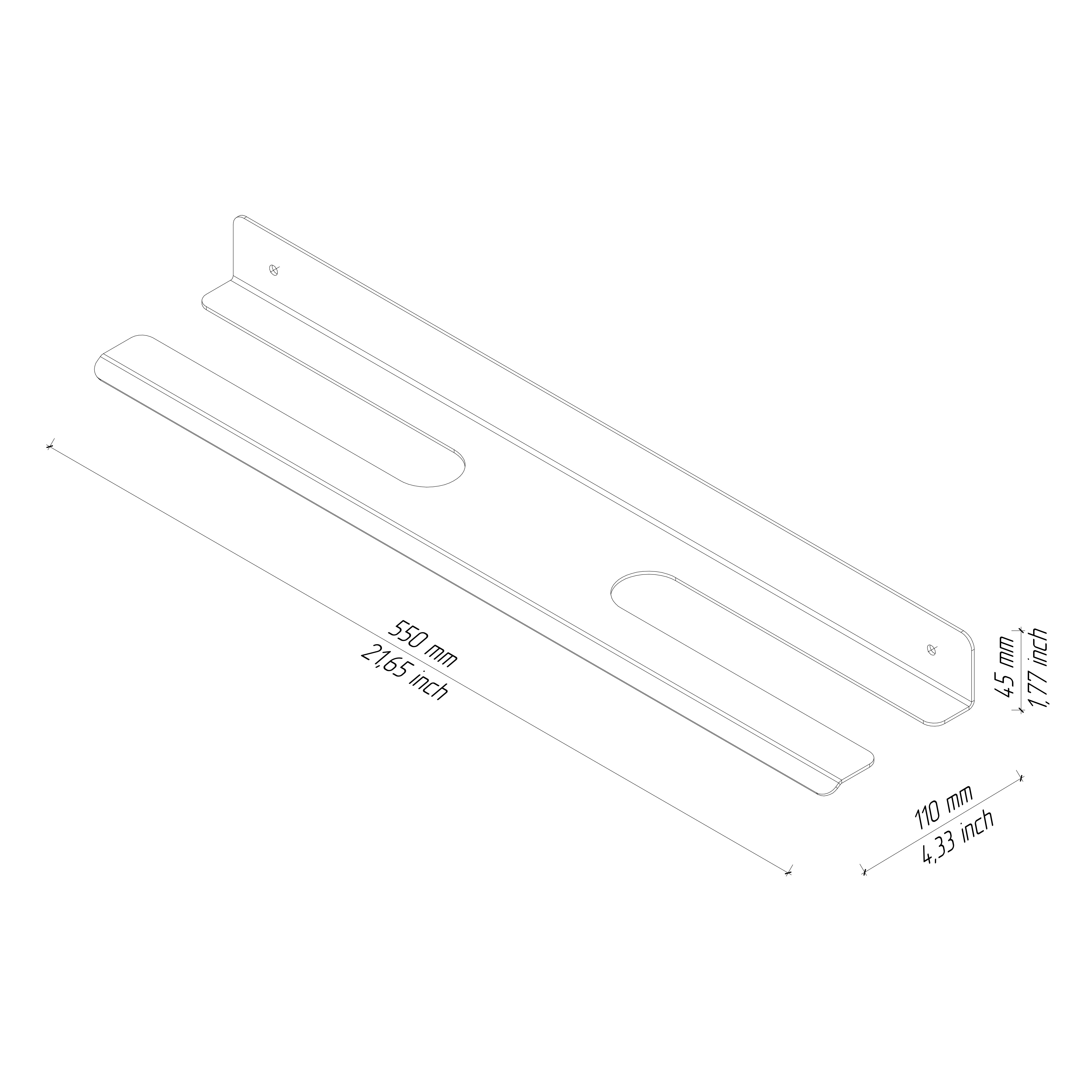 drawing with dimensions