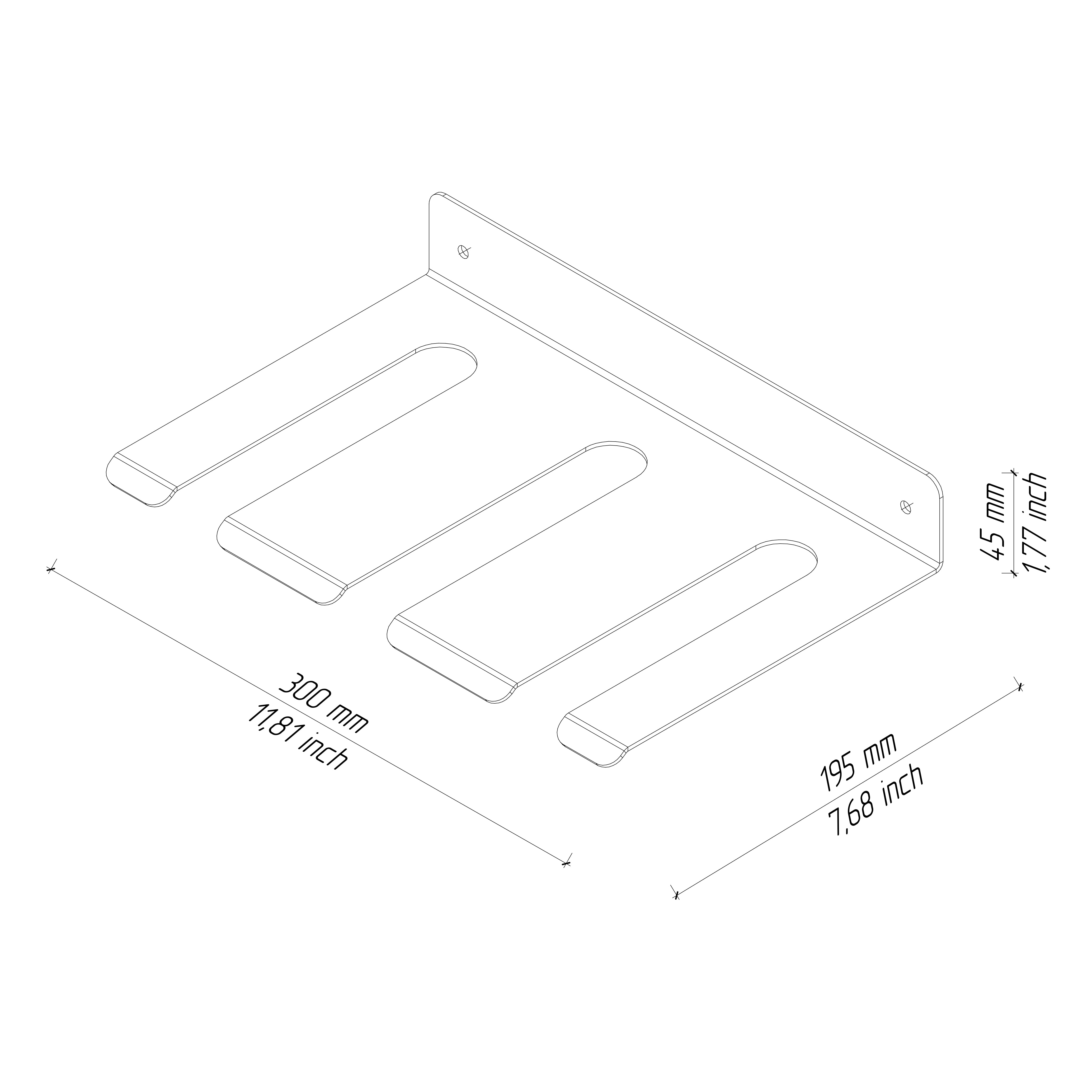 drawing with dimensions