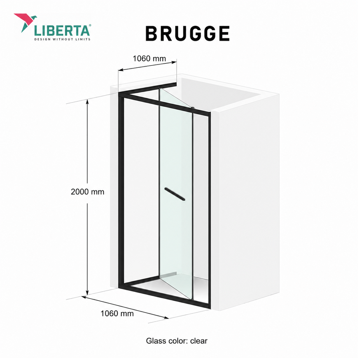 BRUUGGE_Shower_Door_Left-Side