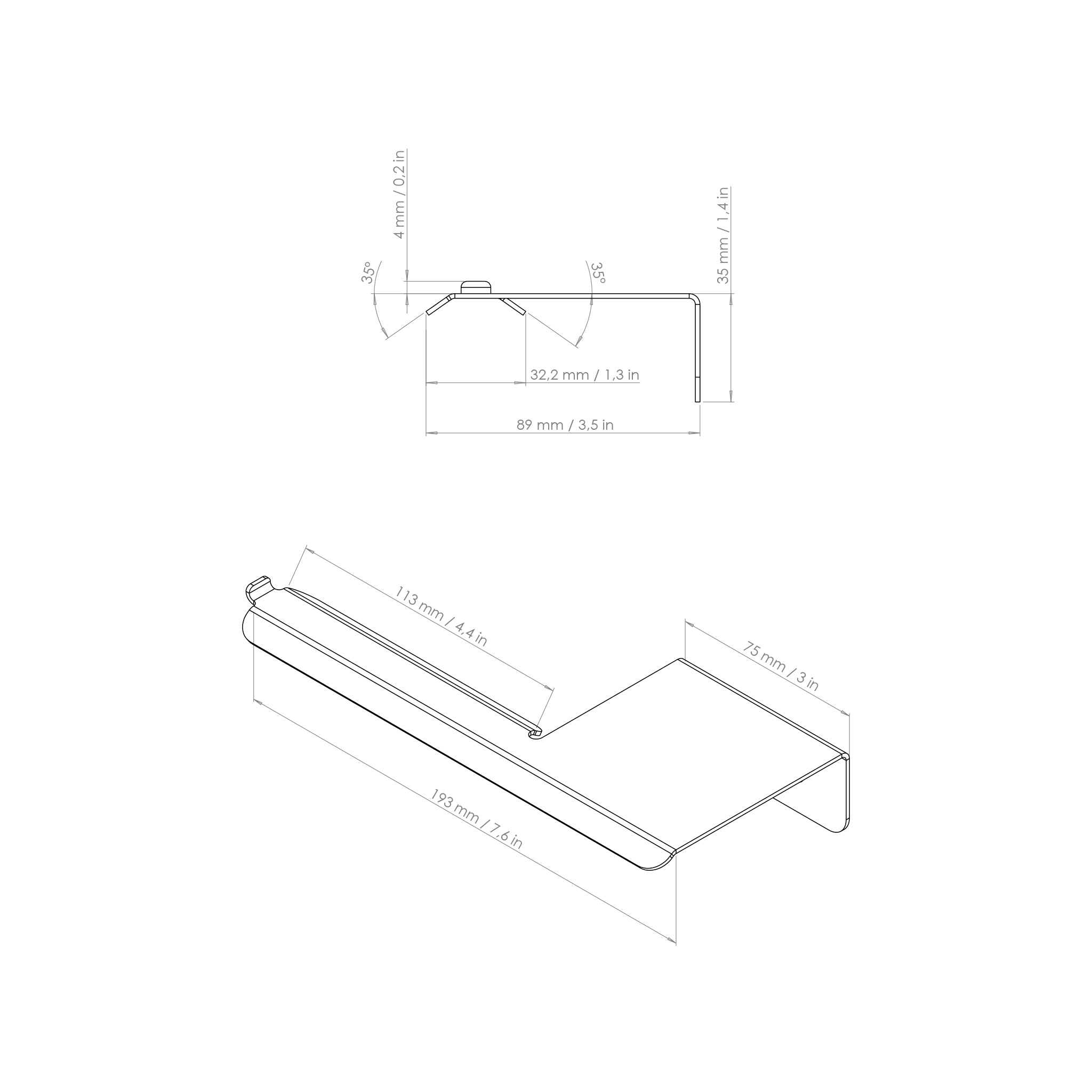 toilet paper holder drawing