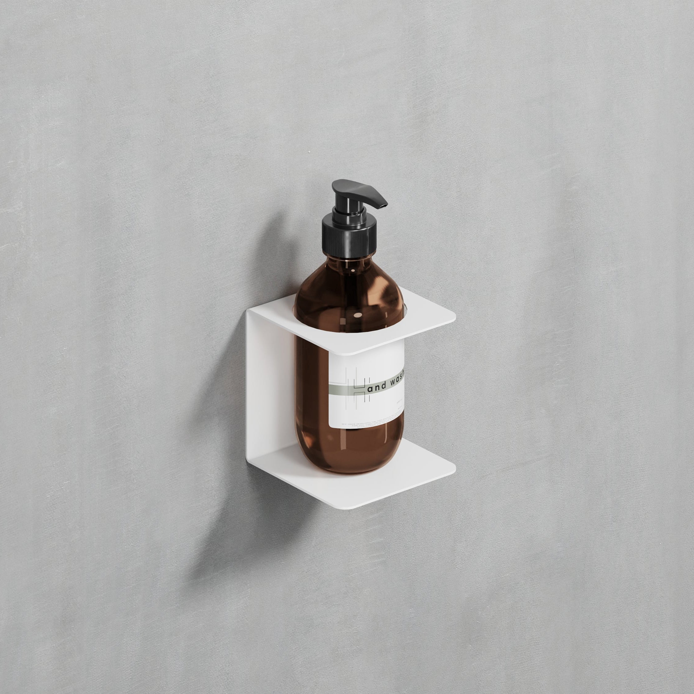 Shampoo Holder Wall Mounted & Bottle