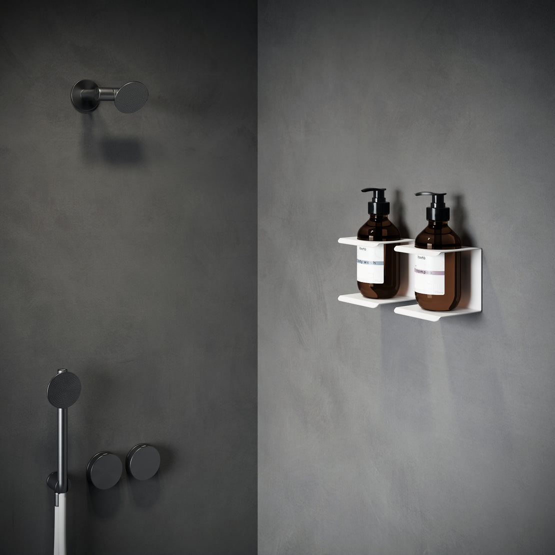 Metal holders for bottle