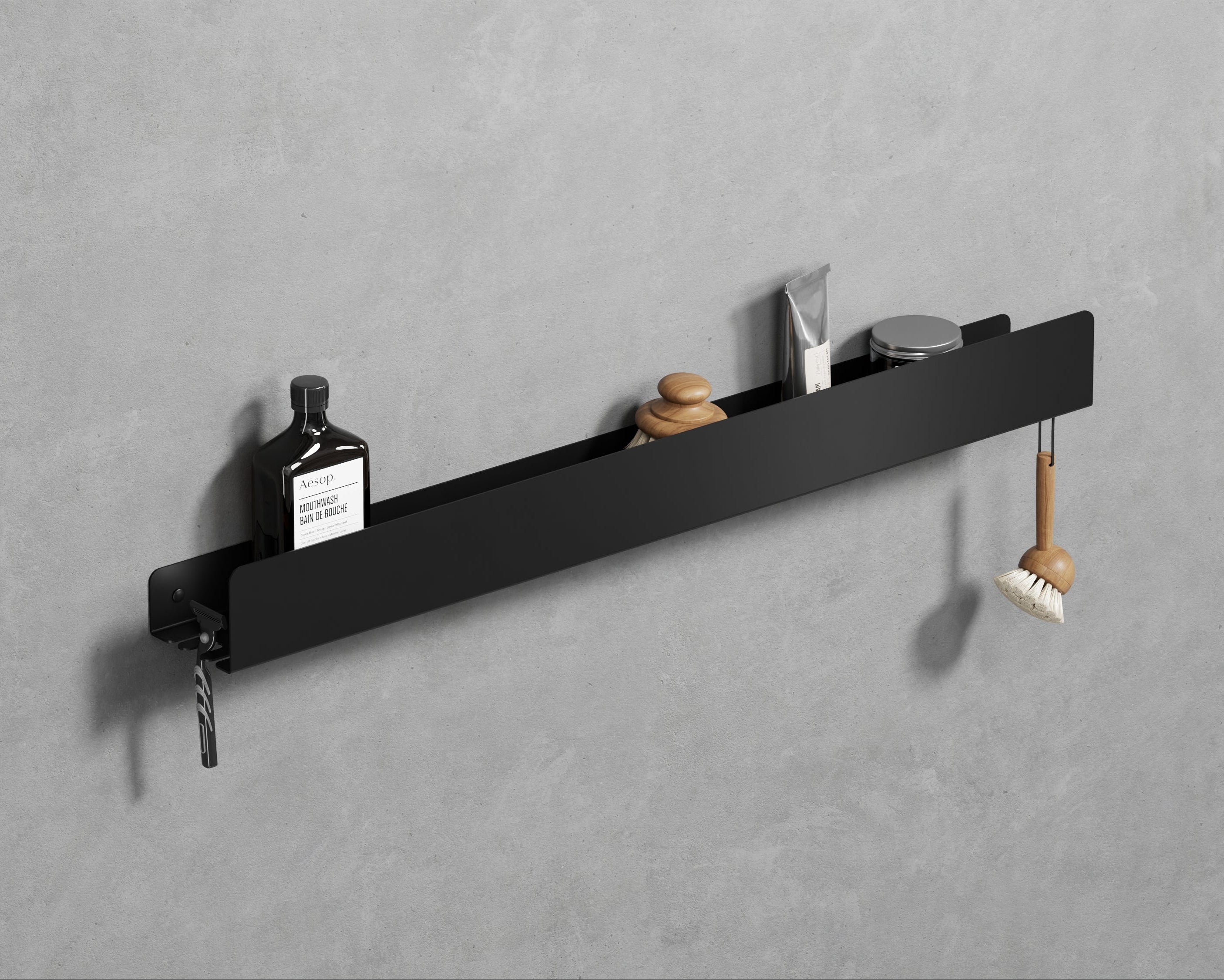 shower shelf 75cm 