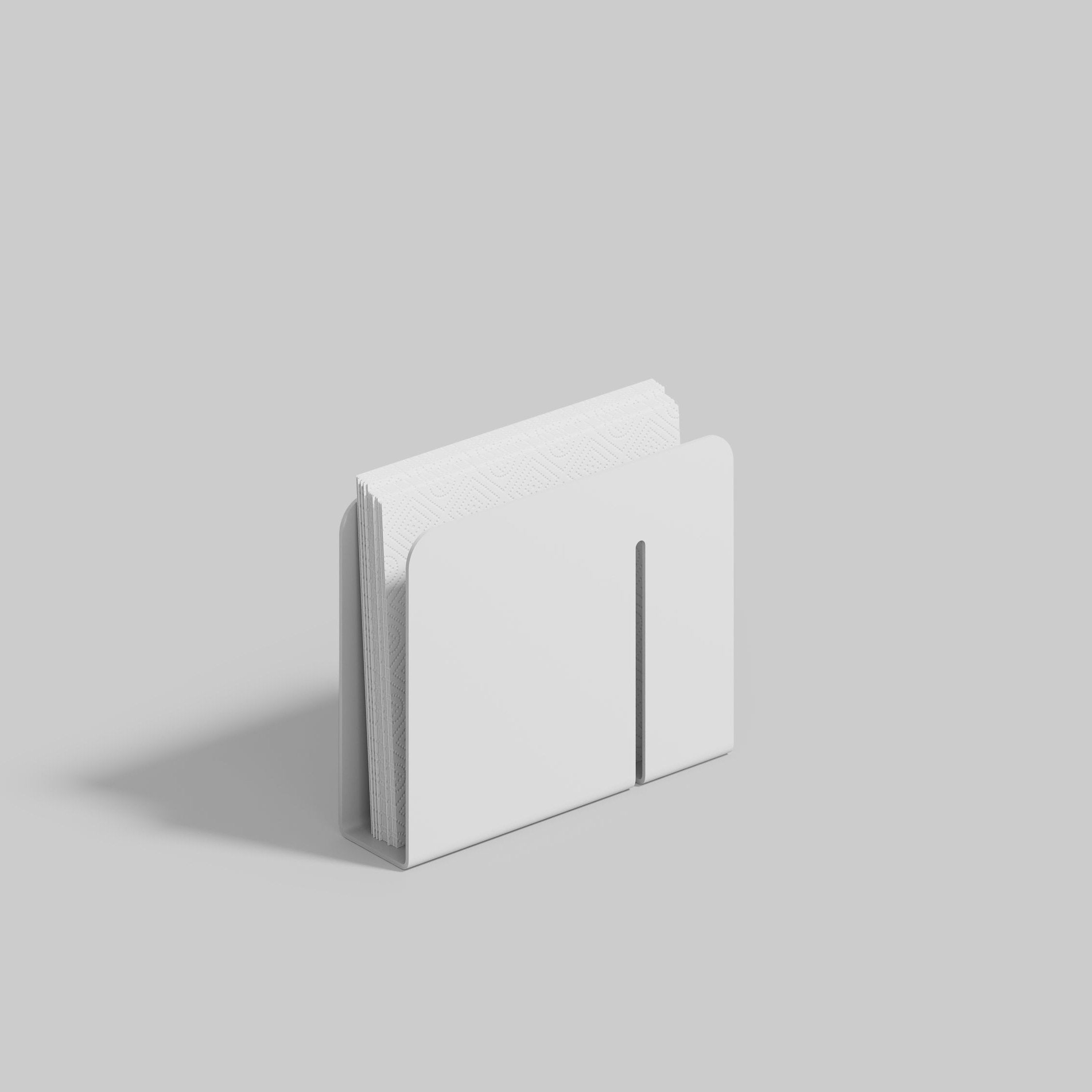 White Square Holder