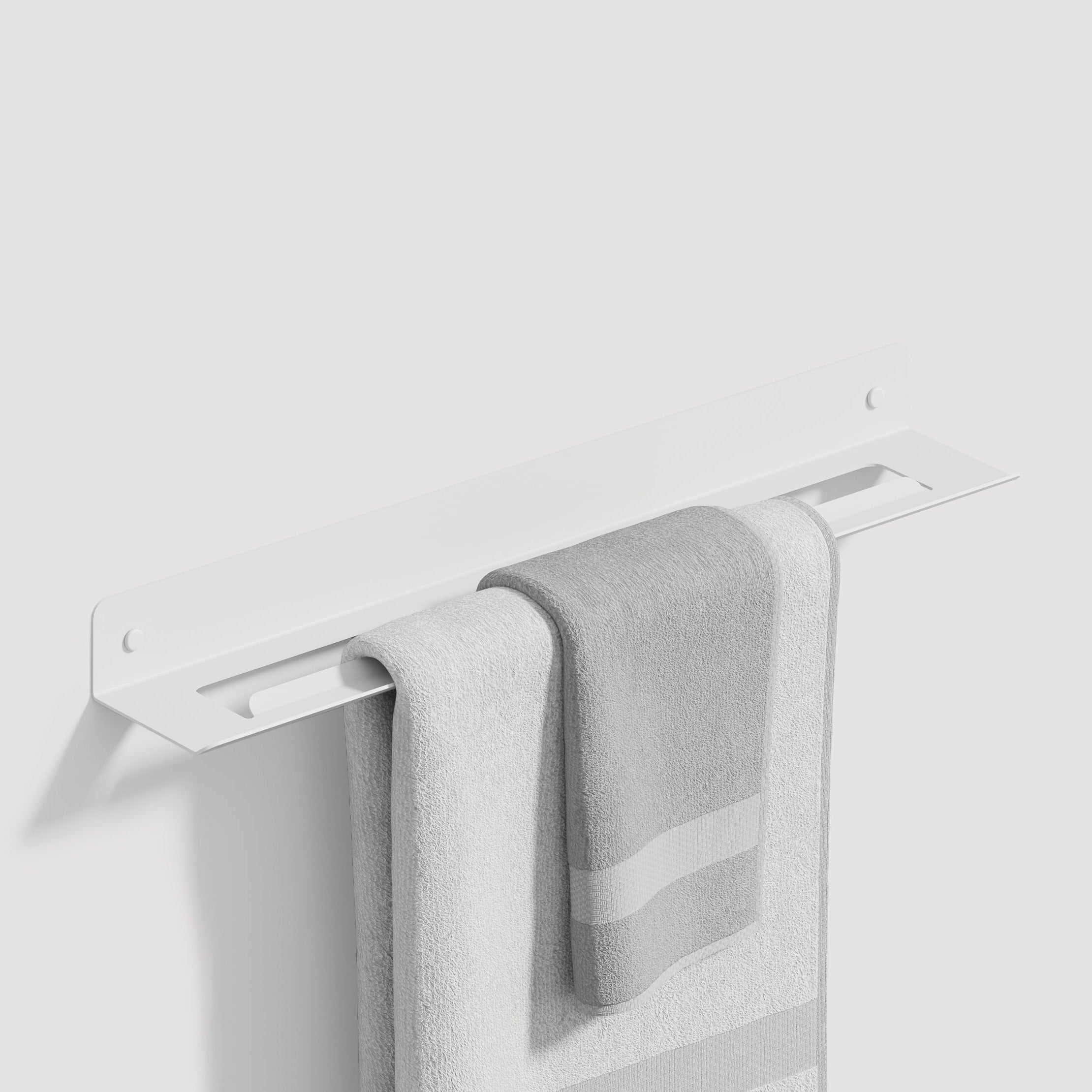 bathroom towel shelf