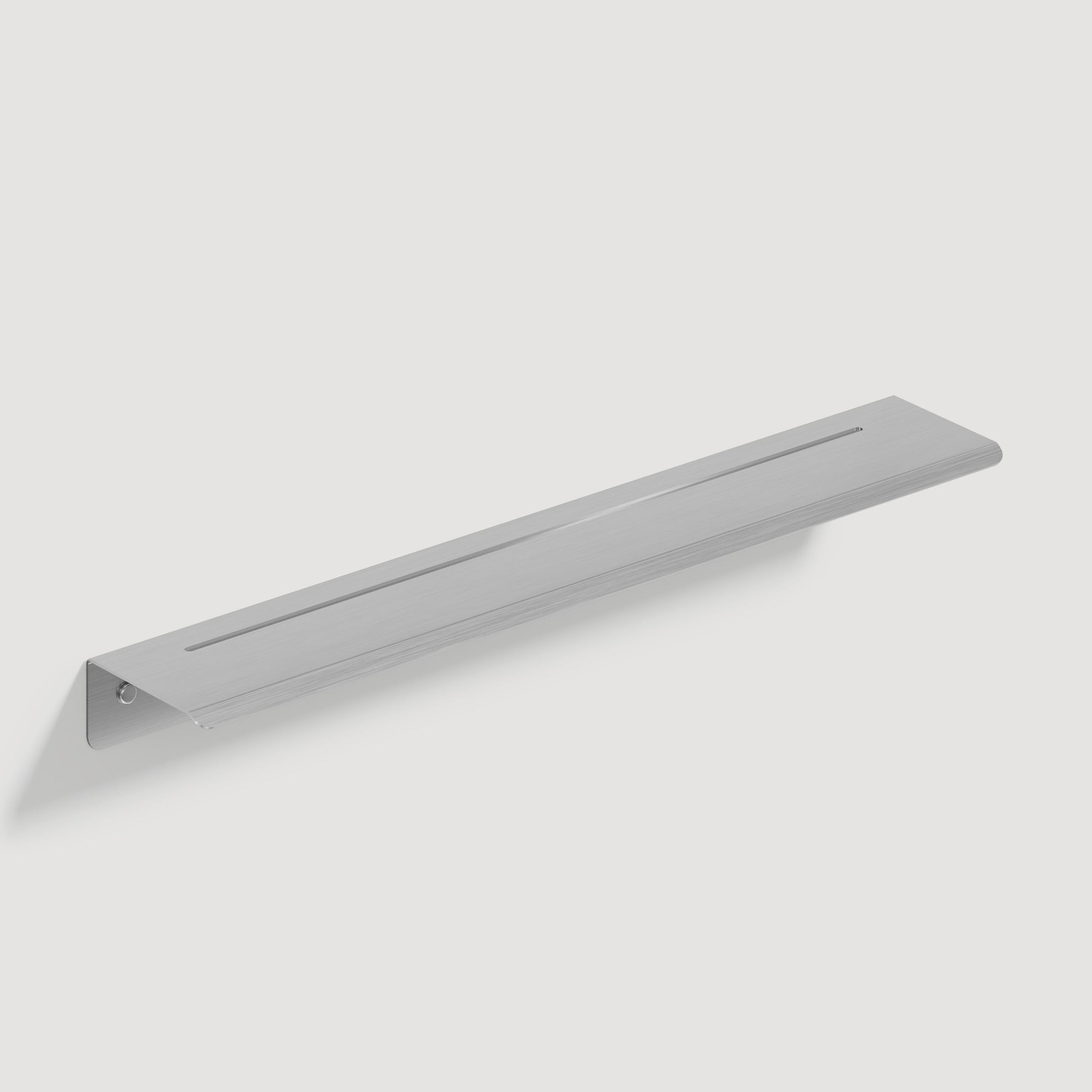 stainless steel shelf in matte finish