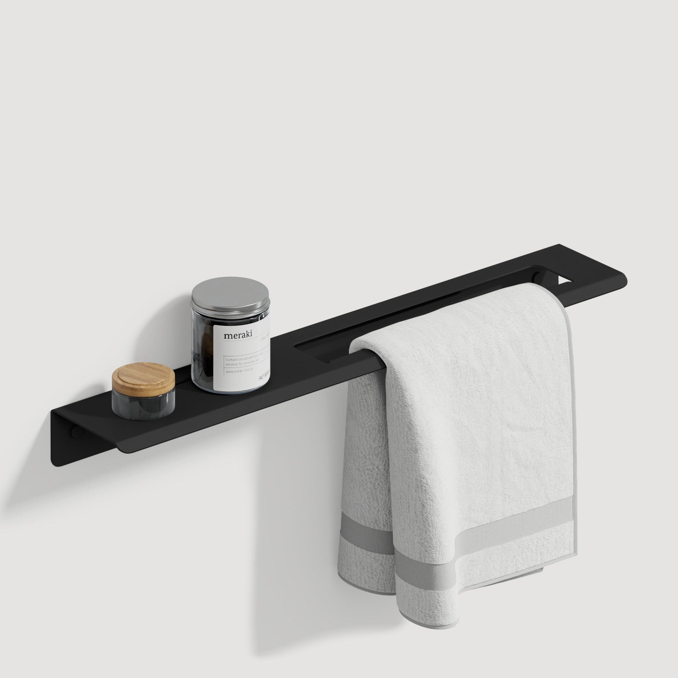 steel towel shelf