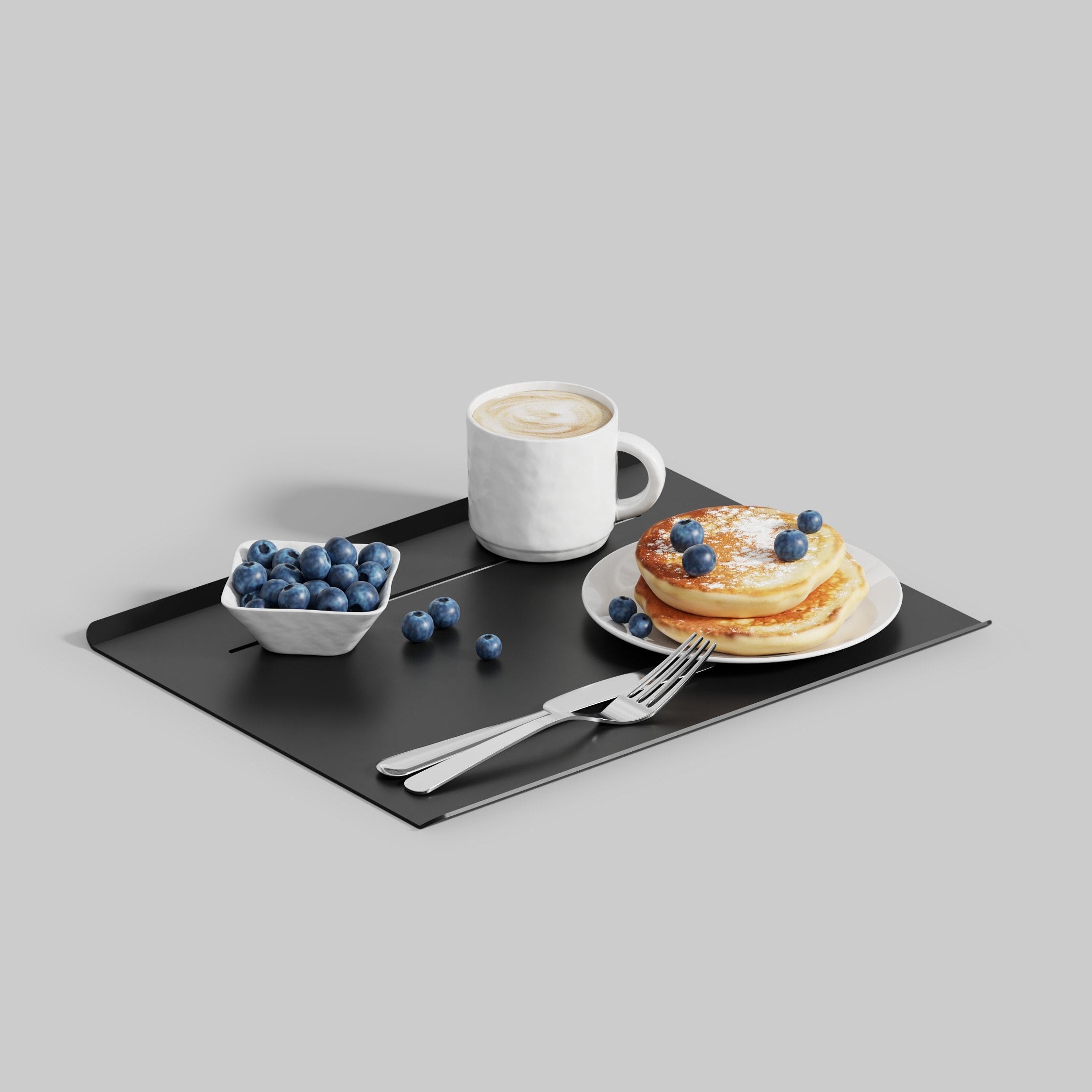 Metal Breakfast Tray