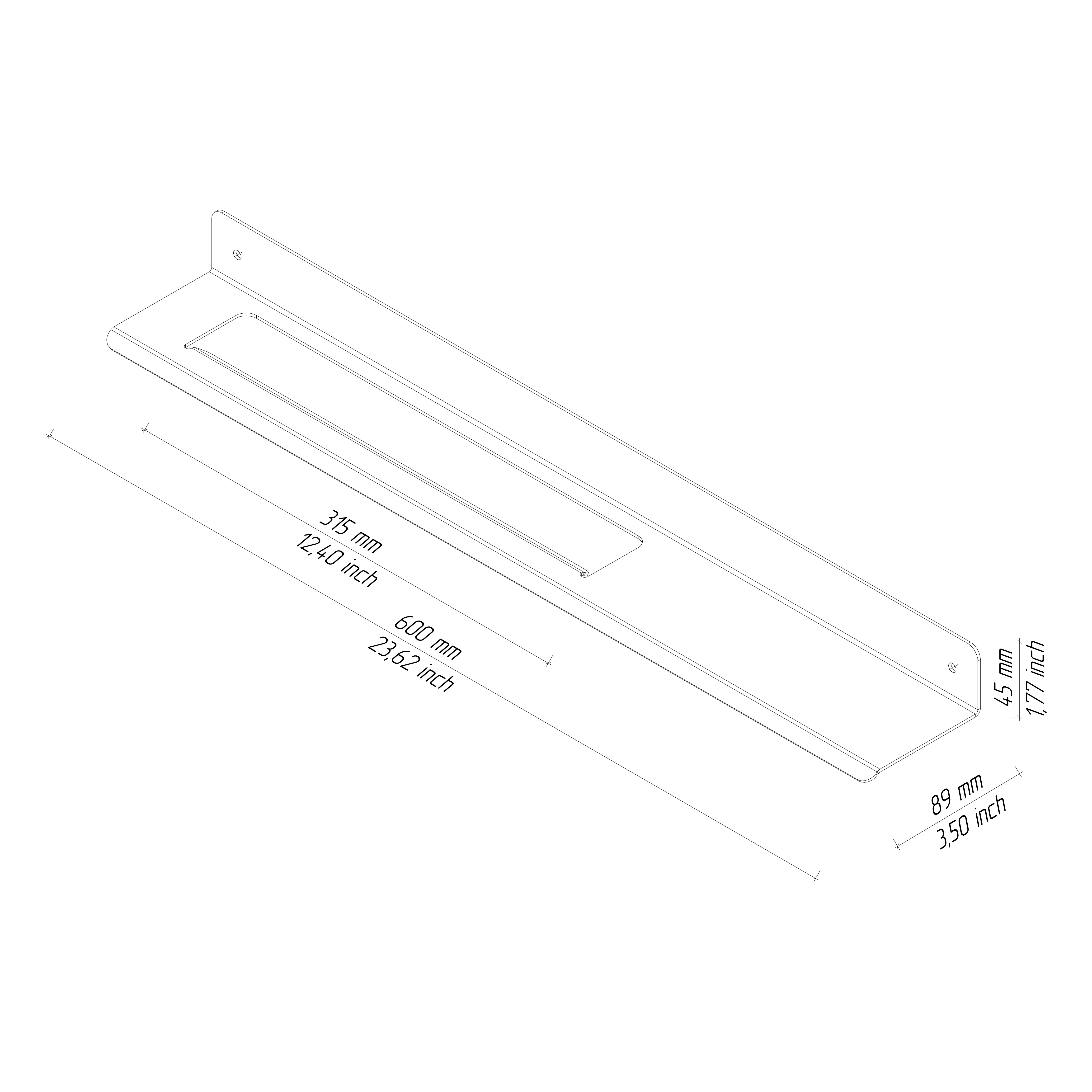 kitchen towel holder drawing